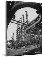Fraction Plant Industry of Oil Refinery-Carl Mydans-Mounted Photographic Print