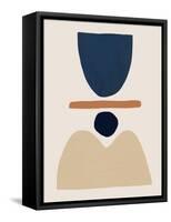 Fraction Stack II-Victoria Barnes-Framed Stretched Canvas