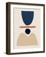 Fraction Stack II-Victoria Barnes-Framed Art Print