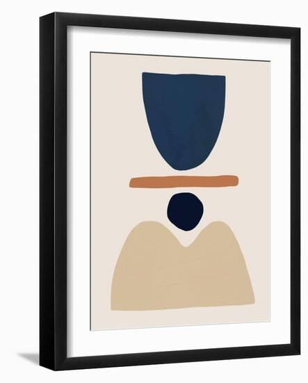 Fraction Stack II-Victoria Barnes-Framed Art Print