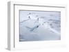 Fractures in surface of retreating glacier, Antarctica-Ashley Cooper-Framed Photographic Print