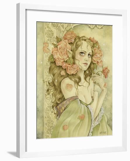 Fragile Beauty Sparkles-Linda Ravenscroft-Framed Giclee Print