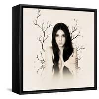 Fragile Reflection-Dimitri Caceaune-Framed Stretched Canvas