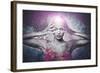 Fragility of a Human Creature Conceptual Body Art on a Woman-NejroN Photo-Framed Art Print