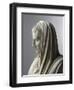 Fragment d'une statue: portrait d'Auguste en pontife-null-Framed Giclee Print