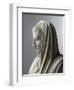 Fragment d'une statue: portrait d'Auguste en pontife-null-Framed Giclee Print