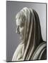 Fragment d'une statue: portrait d'Auguste en pontife-null-Mounted Giclee Print