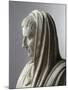 Fragment d'une statue: portrait d'Auguste en pontife-null-Mounted Giclee Print