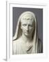 Fragment d'une statue: portrait d'Auguste en pontife-null-Framed Giclee Print