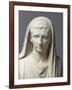 Fragment d'une statue: portrait d'Auguste en pontife-null-Framed Giclee Print