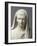 Fragment d'une statue: portrait d'Auguste en pontife-null-Framed Giclee Print