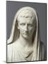 Fragment d'une statue: portrait d'Auguste en pontife-null-Mounted Premium Giclee Print