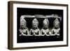 Fragment de fronton : frise d'apsara orantes-null-Framed Giclee Print