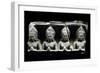 Fragment de fronton : frise d'apsara orantes-null-Framed Giclee Print