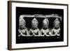 Fragment de fronton : frise d'apsara orantes-null-Framed Giclee Print