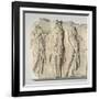 Fragment de la frise est du Parthénon. Vers 445-438 av J.-C.-null-Framed Giclee Print