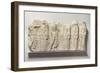 Fragment de la frise est du Parthénon. Vers 445-438 av J.-C.-null-Framed Giclee Print