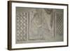 Fragment de mosaïque : harpiste-null-Framed Giclee Print