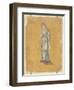 Fragment de peinture murale : Calliope, muse de la poésie épique-null-Framed Giclee Print