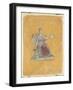 Fragment de peinture murale : Clio, muse de l'Histoire-null-Framed Giclee Print