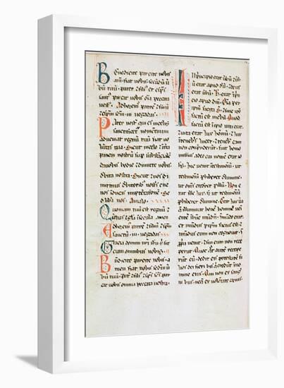 Fragment from a Cathar Manuscript-null-Framed Giclee Print