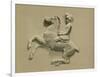 Fragment from the Parthenon Frieze-Spanish School-Framed Giclee Print