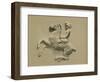 Fragment from the Parthenon Frieze-Spanish School-Framed Giclee Print