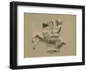 Fragment from the Parthenon Frieze-Spanish School-Framed Giclee Print