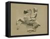 Fragment from the Parthenon Frieze-Spanish School-Framed Stretched Canvas