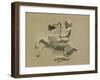 Fragment from the Parthenon Frieze-Spanish School-Framed Giclee Print