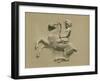 Fragment from the Parthenon Frieze-Spanish School-Framed Giclee Print