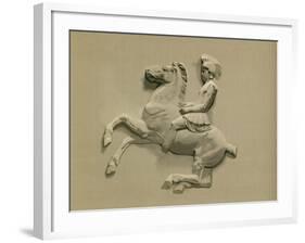 Fragment from the Parthenon Frieze-Spanish School-Framed Giclee Print