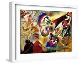 Fragment II for Composition VII-Wassily Kandinsky-Framed Art Print