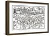 Fragment of a Broadside on the Turkish Invasion of Hungary-Erhard Schoen-Framed Giclee Print