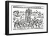 Fragment of a Broadside on the Turkish Invasion of Hungary-Erhard Schoen-Framed Giclee Print