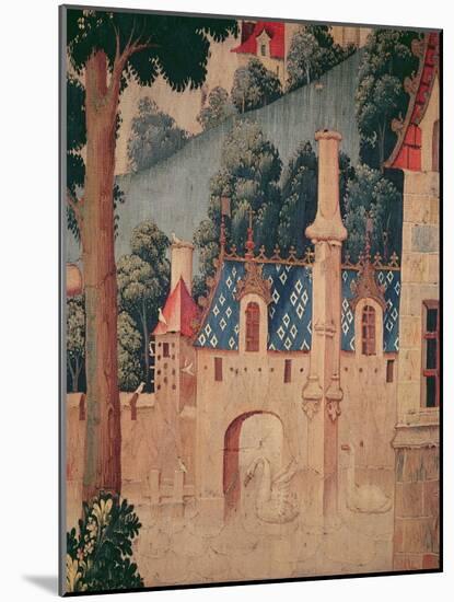 Fragment of a Medieval Tapestry-null-Mounted Giclee Print