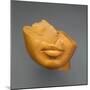 Fragment of a Queen's Face, C.1390–1336 BC (Yellow Jasper)-Egyptian 18th Dynasty-Mounted Giclee Print