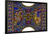 Fragment of a Stained Glass Window in Canterbury Cathedral, Canterbury, Kent, 1849-Hauger-Framed Giclee Print