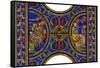 Fragment of a Stained Glass Window in Canterbury Cathedral, Canterbury, Kent, 1849-Hauger-Framed Stretched Canvas