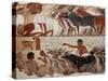 Fragment of a Tomb Painting Dating from Around 1400 BC from Thebes, Egypt, North Africa, Africa-Adam Woolfitt-Stretched Canvas