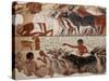 Fragment of a Tomb Painting Dating from Around 1400 BC from Thebes, Egypt, North Africa, Africa-Adam Woolfitt-Stretched Canvas