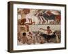 Fragment of a Tomb Painting Dating from Around 1400 BC from Thebes, Egypt, North Africa, Africa-Adam Woolfitt-Framed Photographic Print