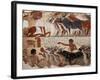 Fragment of a Tomb Painting Dating from Around 1400 BC from Thebes, Egypt, North Africa, Africa-Adam Woolfitt-Framed Photographic Print