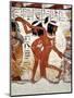 Fragment of a Wall Painting from the Tomb of Nabamun, From Thebes, 18th Dynasty, Around 1350 BCE-null-Mounted Giclee Print