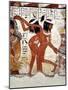 Fragment of a Wall Painting from the Tomb of Nabamun, From Thebes, 18th Dynasty, Around 1350 BCE-null-Mounted Giclee Print