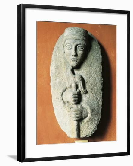 Fragment of Anthropoid Sarcophagus, from Beirut, Lebanon-null-Framed Giclee Print