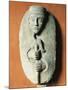 Fragment of Anthropoid Sarcophagus, from Beirut, Lebanon-null-Mounted Giclee Print