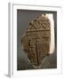 Fragment of Relief Depicting Naos with Grooved Crown Surmounted by Band of Stars-null-Framed Giclee Print
