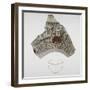 Fragment of Roman Pottery Found in Walbrook, City of London, 1820-null-Framed Giclee Print