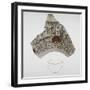 Fragment of Roman Pottery Found in Walbrook, City of London, 1820-null-Framed Giclee Print